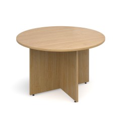 Arrow Head Leg Circular Boardroom Table 