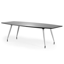 High Gloss Black Boardroom Table