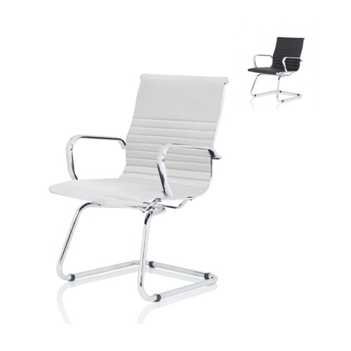 Nola Leather Visitors Chair 