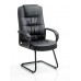 Moore Leather Cantilever Chair