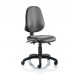 Eclipse Plus 2 Black Leather Operator Chair