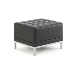 Infinity Cube Black Leather