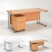 Lite Rectangular Desk and 2 Drawer Pedestal